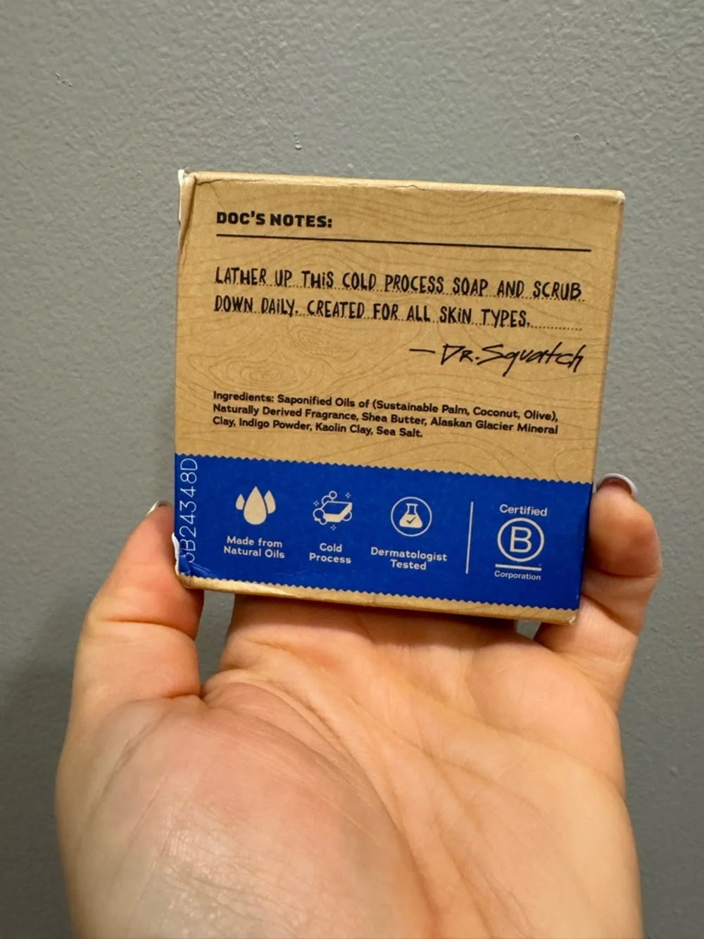 NWT Dr. Squatch Fresh Falls Men’s Natural Soap